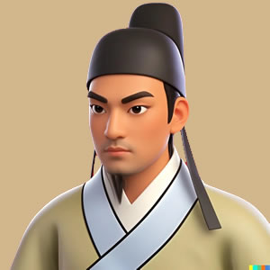 王勃的肖像