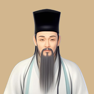 钱福肖像